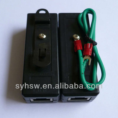 26*26*95mm RJ45 POE 1000 Προστατευτής υπερεκτάσεων για προστασία από κεραυνό σε τάση γραμμής 48V